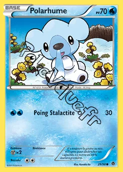 Carte Pokémon Polarhume  n°29 de la série Pouvoirs Émergents