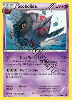 Carte Pokémon Scobolide n°39 de la série Pouvoirs Émergents