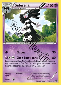 Carte Pokémon Sidérella n°48 de la série Pouvoirs Émergents