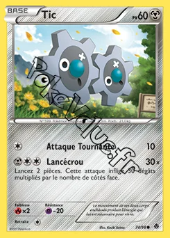 Carte Pokémon Tic n°74 de la série Pouvoirs Émergents