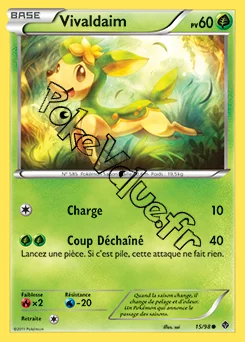 Carte Pokémon Vivaldaim n°15 de la série Pouvoirs Émergents