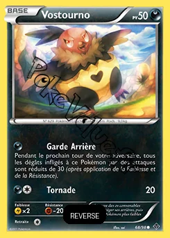 Carte Pokémon Vostourno Reverse n°68 de la série Pouvoirs Émergents
