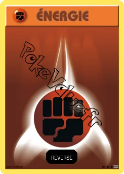 Carte Pokémon Énergie Combat Reverse n°96 de la série Évolutions