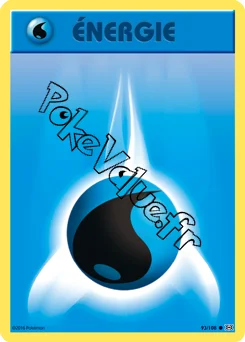 Carte Pokémon Énergie Eau n°93 de la série Évolutions