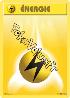 Carte Pokémon Énergie Électrique n°94 de la série Évolutions