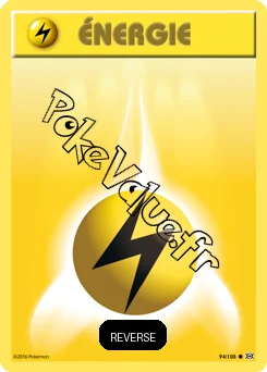 Carte Pokémon Énergie Électrique Reverse n°94 de la série Évolutions