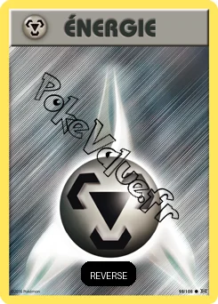 Carte Pokémon Énergie Métal Reverse n°98 de la série Évolutions