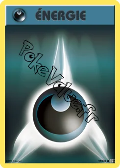 Carte Pokémon Énergie Obscurité n°97 de la série Évolutions