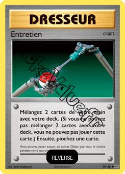 Carte Pokémon Entretien Reverse n°79 de la série Évolutions