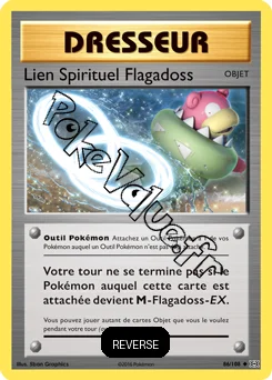 Carte Pokémon Lien Spirituel Flagadoss Reverse n°86 de la série Évolutions