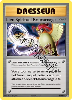Carte Pokémon Lien Spirituel Roucarnage n°81 de la série Évolutions