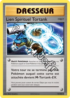 Carte Pokémon Lien Spirituel Tortank n°73 de la série Évolutions