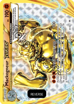 Carte Pokémon Machamp BREAK  Reverse n°60 de la série Évolutions