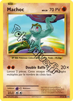 Carte Pokémon Machop  n°57 de la série Évolutions