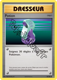 Carte Pokémon Potion n°83 de la série Évolutions