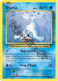 Carte Pokémon Seel  n°28 de la série Évolutions