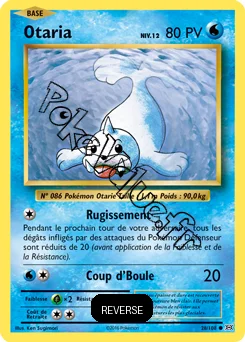 Carte Pokémon Seel  Reverse n°28 de la série Évolutions
