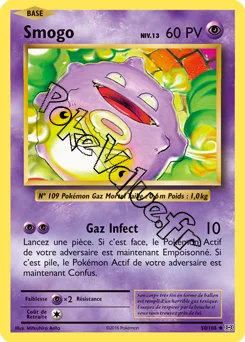 Carte Pokémon Smogo  n°50 de la série Évolutions