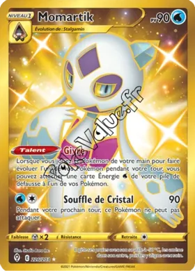 Carte Pokémon Momartik  n°226 de la série Évolution Céleste