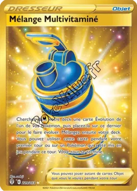 Carte Pokémon Mélange Multivitaminé n°229 de la série Évolution Céleste