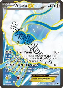 Carte Pokémon Altaria EX  n°123 de la série Impact des destins