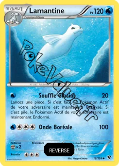 Carte Pokémon Dewgong  Reverse n°16 de la série Impact des destins
