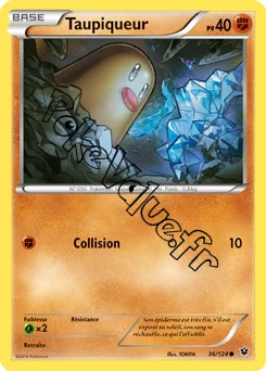Carte Pokémon Diglett  n°36 de la série Impact des destins