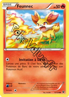Carte Pokémon Feunnec  n°11 de la série Impact des destins