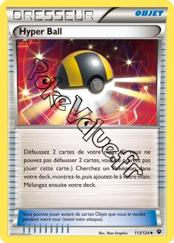 Carte Pokémon Hyper Ball n°113 de la série Impact des destins