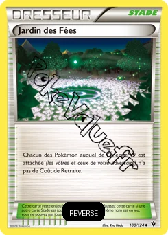 Carte Pokémon Jardin des Fées Reverse n°100 de la série Impact des destins