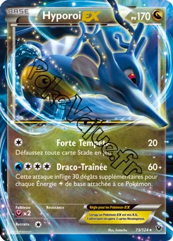 Carte Pokémon Kingdra EX  n°73 de la série Impact des destins