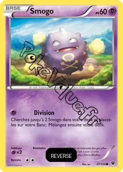 Carte Pokémon Koffing  Reverse n°27 de la série Impact des destins