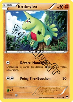 Carte Pokémon Larvitar  n°41 de la série Impact des destins