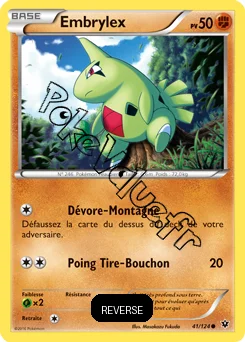 Carte Pokémon Larvitar  Reverse n°41 de la série Impact des destins
