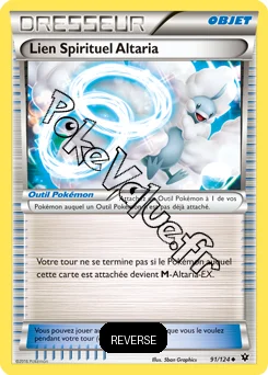 Carte Pokémon Lien Spirituel Altaria Reverse n°91 de la série Impact des destins