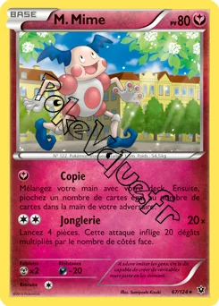 Carte Pokémon Mr. Mime  n°67 de la série Impact des destins