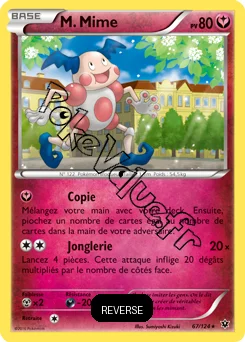 Carte Pokémon Mr. Mime  Reverse n°67 de la série Impact des destins