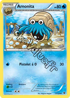 Carte Pokémon Omanyte  n°17 de la série Impact des destins