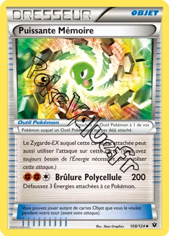 Carte Pokémon Puissante Mémoire n°108 de la série Impact des destins