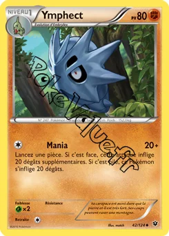 Carte Pokémon Pupitar  n°42 de la série Impact des destins