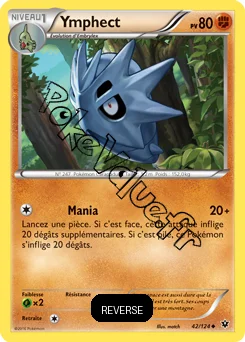 Carte Pokémon Pupitar  Reverse n°42 de la série Impact des destins