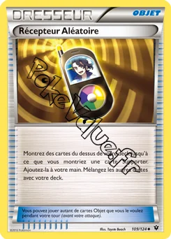 Carte Pokémon Récepteur Aléatoire n°109 de la série Impact des destins