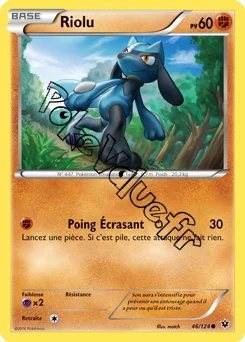 Carte Pokémon Riolu  n°46 de la série Impact des destins