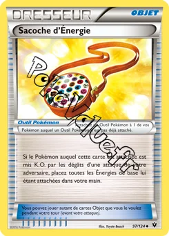 Carte Pokémon Sacoche d'Énergie n°97 de la série Impact des destins