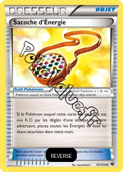 Carte Pokémon Sacoche d'Énergie Reverse n°97 de la série Impact des destins