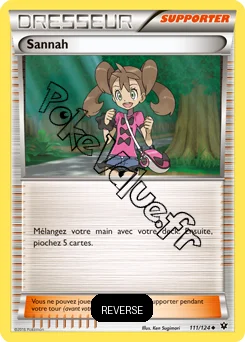 Carte Pokémon Sannah Reverse n°111 de la série Impact des destins