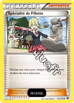 Carte Pokémon Spécialité de Fillette Reverse n°103 de la série Impact des destins