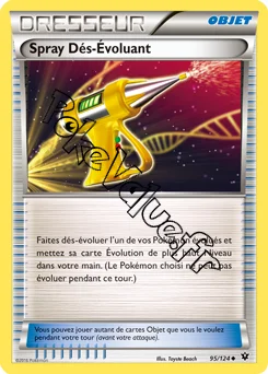 Carte Pokémon Spray Dés-Évoluant  n°95 de la série Impact des destins