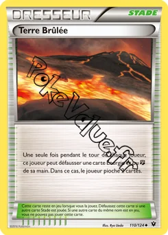 Carte Pokémon Terre Brûlée n°110 de la série Impact des destins