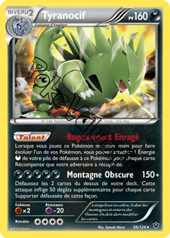 Carte Pokémon Tyranitar  n°56 de la série Impact des destins